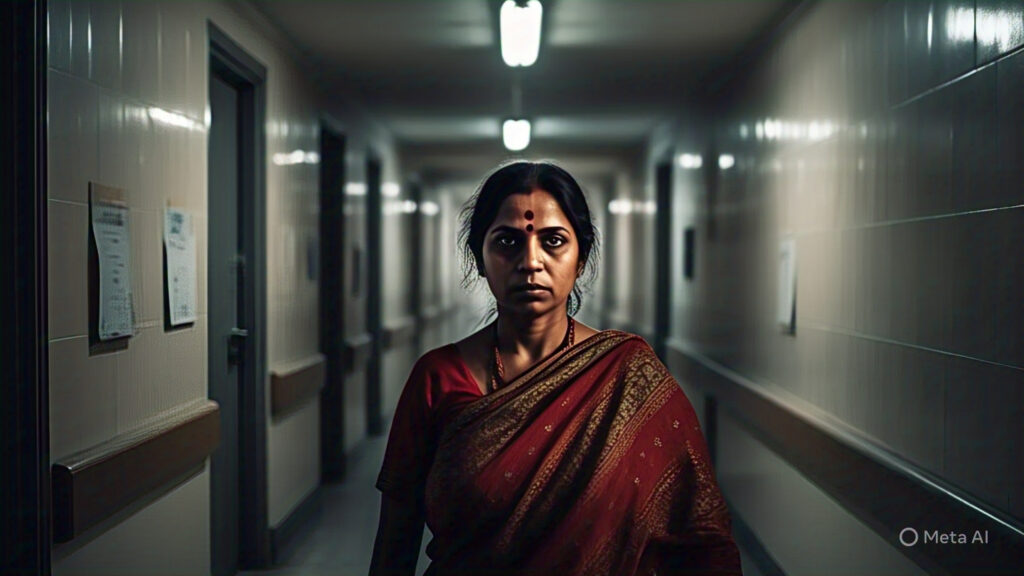 "लाल बिंदी वाली औरत, जो हर रविवार रात हॉस्पिटल 