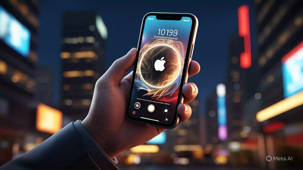 realistic render of iphone 17 in hand 2